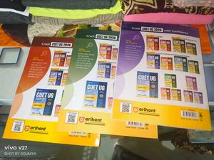 Arihant CUET UG Chemistry, Biology, Physics Books