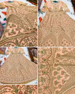 Exquisite dabka Embroidered Lehenga Choli