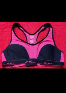 Jockey Sports Bra Pink &amp; Black