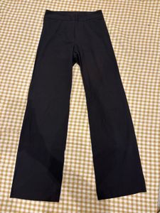 Classic Black Wide-Leg formal pants