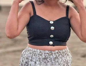 Crop Top And Skirt Combo