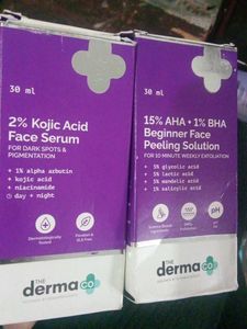 The Derma Co Kojic Acid Serum And Peeling Solution