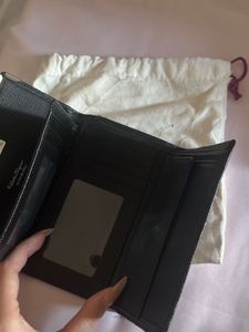 Salvatore Ferragamo Black Leather Wallet