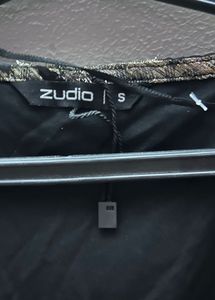 Zudio Small Size Elegant Black &amp; Gold Dress