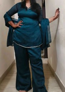 Elegant Teal Kurta Set