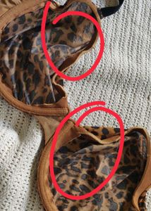 Leopard Print Bra