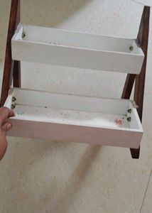 2-Tier Wooden kitchen shelf