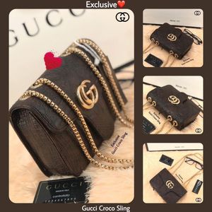 Gucci Croc Sling Bag