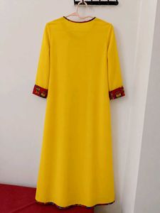 Yellow Chiffon Jacket for kurti