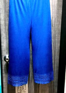 Vibrant Blue Palazzo Pants