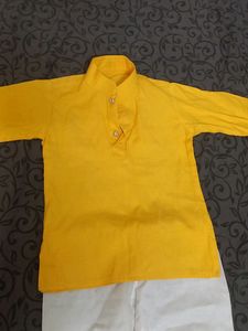 Beautiful Yellow Boys Kurta Set