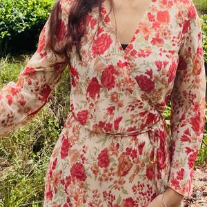 Floral Print Maxi Dress