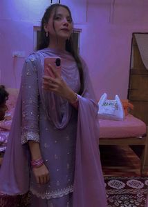 lavender sharara set
