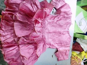 Sparkly Pink Baby Girls Dress 22