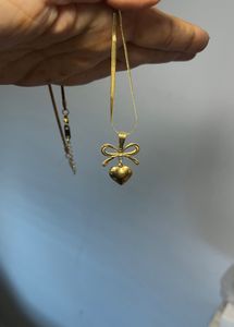 Gold Heart Pendant Necklace