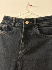 Classic Dark Wash Wide Leg Jeans