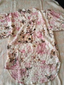 Chic Floral Print Top