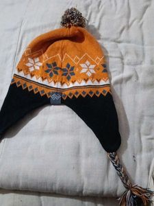 Cozy Winter Hat with Pom &amp; Brai
