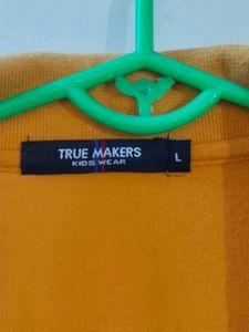 Men's Orange Bamboo Print Polo Shirt