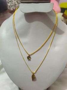 Korean Double Layer Chain Pendant
