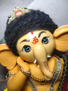 ganpatti bapa idol making with clay