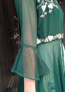 Green Floral Dress