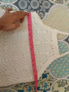 White Crochet Halter Top