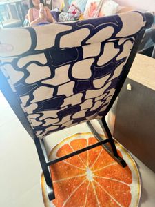 Stylish Rocking Chair with Unique Print