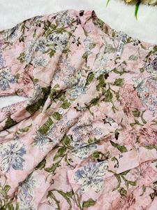 Floral Print Long Sleeve Top