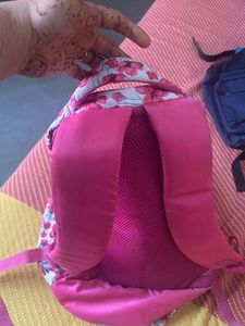 Floral Pink School Bag