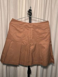 🆕H&amp; M Brown Pleated Mini Skirt