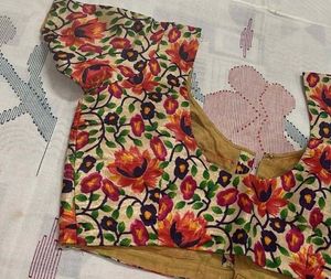 Vibrant Floral Print Blouse