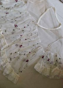Vintage Bloom Mesh Korean Top🌸✨️