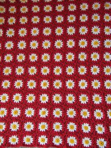 Handmade Daisy Crochet Blanket