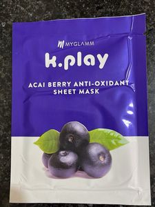 K.Play Acai Berry Sheet Mask Pack