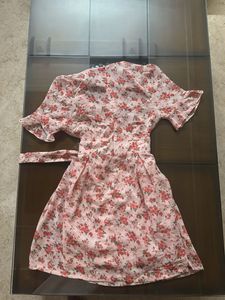 Floral Wrap Dress