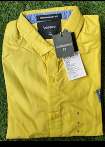 Bossini Yellow Casual Shirt