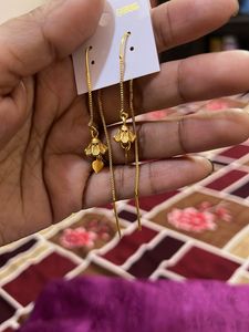 combo Elegant Gold Plated Drop Earrings