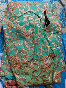 Heavy Ethnic Designer Gown With Cut Sleeves