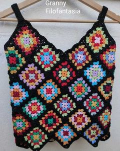 Boho Crochet Crop Top