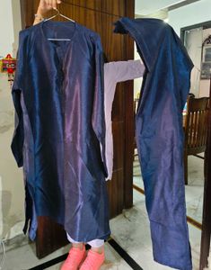Elegant Navy Blue Kurta n pajyama