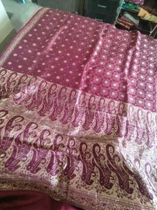 mulberry silk banarsi saree