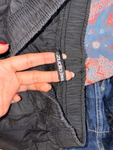 Comfy Black Parachute Pants