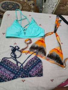 3 Bikini Tops Bundle