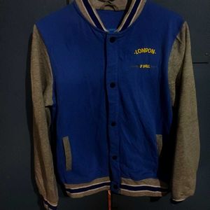 🔷️blue Varsity Jacket style