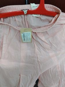 Palazzos peach cotton