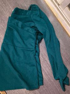 Emerald Green Mini Dress