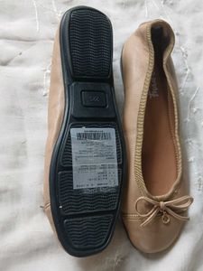 Women's Beige Ballet Flats
