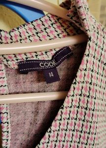 Chic Plaid V-Neck Dress