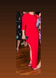 Zara Chic Red Asymmetrical Dress